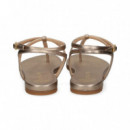 Esclava 2 Gildas Metalizada Bronce  UNISA