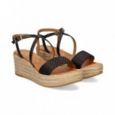 Empeine Cruzado Rafia+negro  UNISA