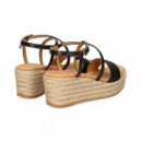 Empeine Cruzado Rafia+negro  UNISA