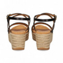 Empeine Cruzado Rafia+negro  UNISA