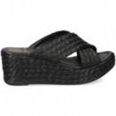 Pala Cruzada Rafia Negro  UNISA