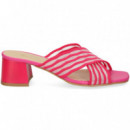 Pala Cruzada Elastica Rayas Fucsia  MISS ELASTIC