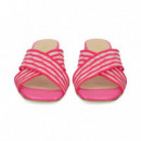 Pala Cruzada Elastica Rayas Fucsia  MISS ELASTIC