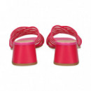 Pala Cruzada Elastica Rayas Fucsia  MISS ELASTIC