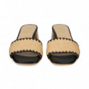 Pala Rafia Negro+camel  MISS ELASTIC