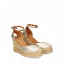 Abierto Lados Metalizada Platino  UNISA