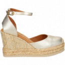 Abierto Lados Metalizada Platino  UNISA