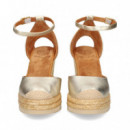 Abierto Lados Metalizada Platino  UNISA