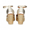 Abierto Lados Metalizada Platino  UNISA