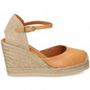 Abierto Lados Piel Marron  UNISA