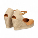 Abierto Lados Piel Marron  UNISA