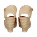 Abierto Lados Piel Marron  UNISA