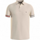 Polo con Ribetes a Contraste en la Manga de TOMMY HILFIGER
