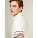 Polo con Ribetes a Contraste en la Manga de TOMMY HILFIGER
