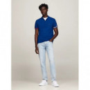 Polo con Ribetes a Contraste en la Manga de TOMMY HILFIGER