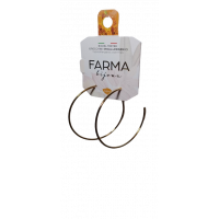 Bijoux Pendiente Aros Dorado  FARMA BIJOUX