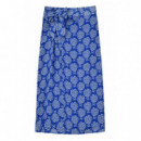 Falda MOLLY BRACKEN con Estampado y Lazada