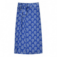 Falda MOLLY BRACKEN con Estampado y Lazada