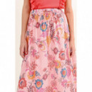 Falda MOLLY BRACKEN con Estampado y Pliegues