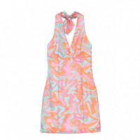 Vestidos Vestido LILI SIDONIO Estampado con Escote Halter