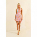 Vestidos Vestido LILI SIDONIO Estampado con Escote Halter