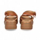 Carmelita Cruzada Plat.piel Cuero  BUENO