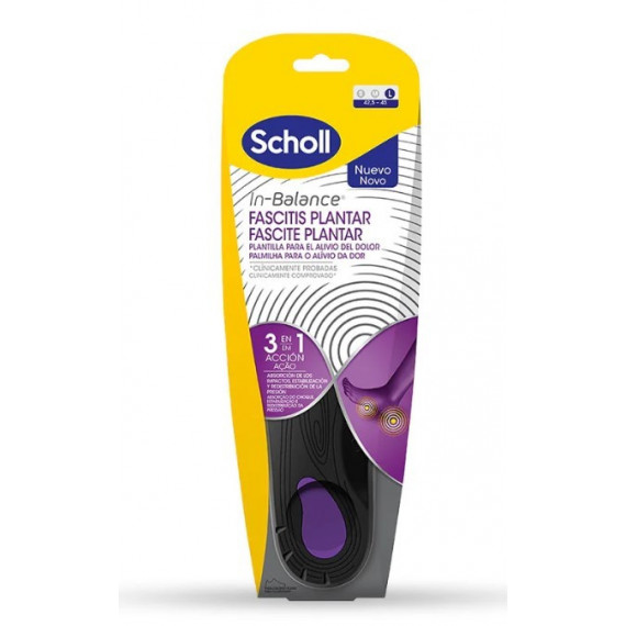 SCHOLL Plantilla Fascitis Plantar T.l 42.5-45