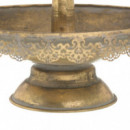 Bandeja Doble Oro Metal  PÉREZ ÁVILA