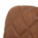 Set 2 Sillas Marron Simil Piel  PÉREZ ÁVILA