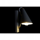 Aplique Pared Metal Gris  PÉREZ ÁVILA