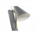 Aplique Pared Metal Gris  PÉREZ ÁVILA