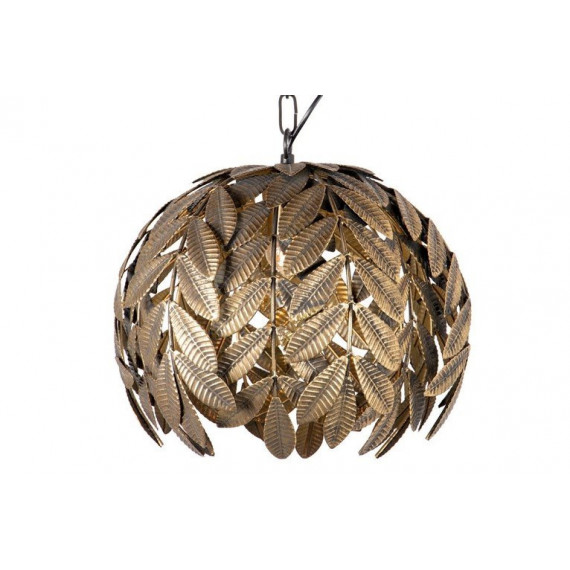 Lampara Metal Dorado Envejecid  PÉREZ ÁVILA