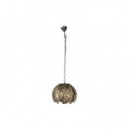 Lampara Metal Dorado Envejecid  PÉREZ ÁVILA