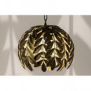 Lampara Metal Dorado Envejecid  PÉREZ ÁVILA