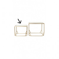 Mesa Champagne Espejo 50CM  PÉREZ ÁVILA - Guanxe Atlantic Marketplace