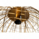 Lampara Metal Dorado