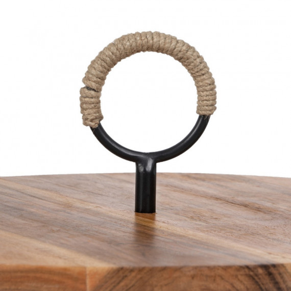 Mesa Auxiliar Madera Hierro  PÉREZ ÁVILA - Guanxe Atlantic Marketplace