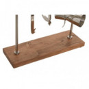 Set Cocteleria Base Madera