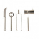 Set Cocteleria Base Madera