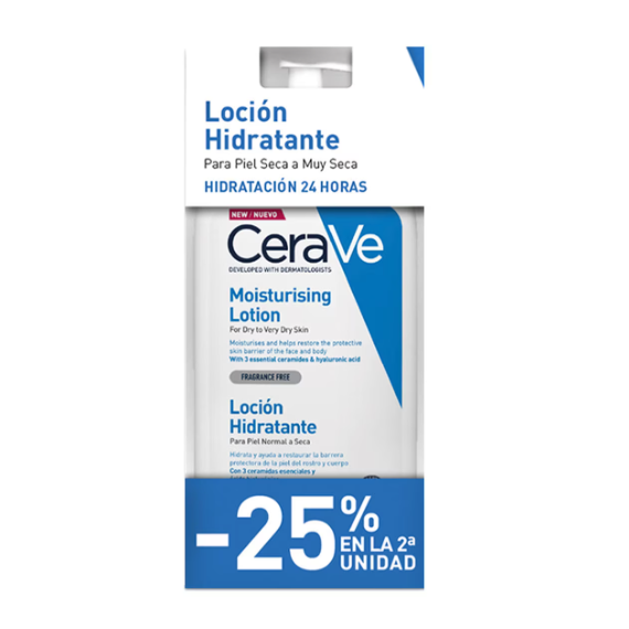 CERAVE Loción Hidratante Piel Seca a Muy Seca Du