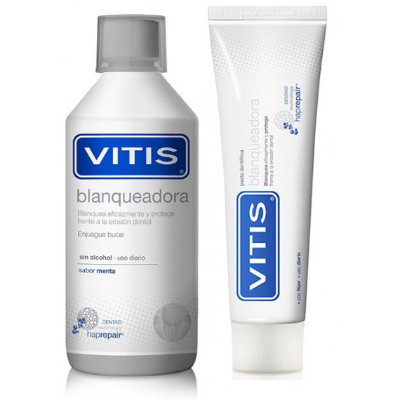 VITIS Pack Blanqueadora Colutorio  Pasta Dentífr