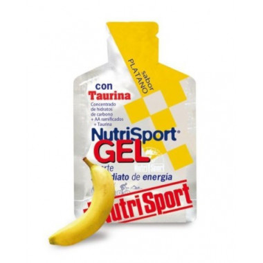 NUTRISPORT Gel con Taurina Sabor Plátano 40 G