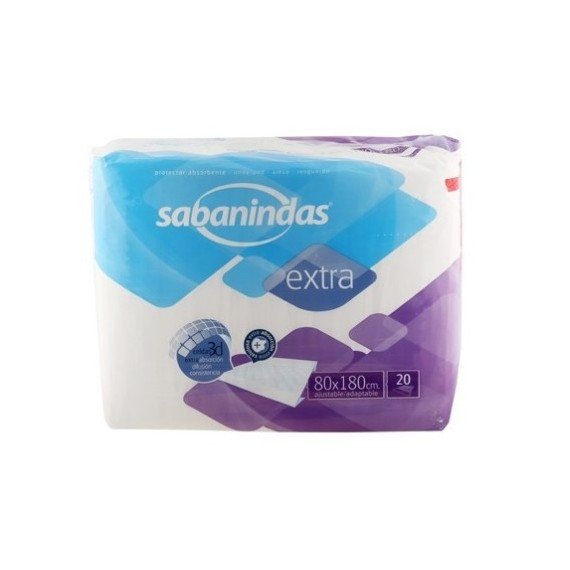 Sabanindas Extra 80 X 180 Cm 20 Unidades  INDAS