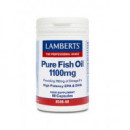 LAMBERTS Aceite Puro de Pescado 1100 Mg 60 Cápsu