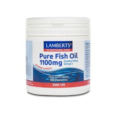 LAMBERTS Aceite Puro de Pescado 1100 Mg 120 Cáps