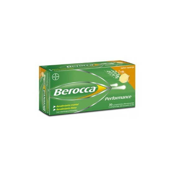 BEROCCA Performance Naranja 30 Comprimidos Eferv
