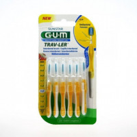 GUM Trav-ler 1.3MM 6 Cepillos Interdentales