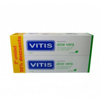 VITIS Pack Aloe Vera Menta Pasta Dentífrica 2 X