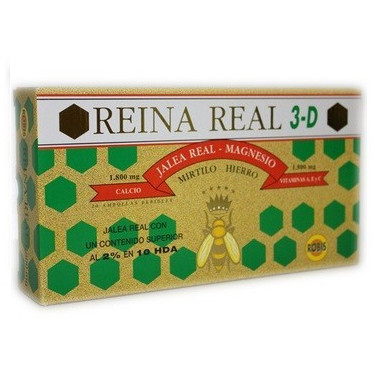 ROBIS Reina Real 3-D Jalea Real 1800 Mg 20 Viale