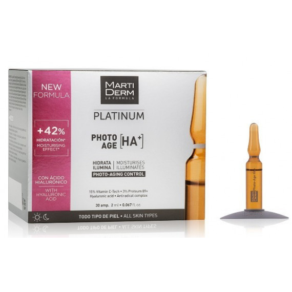 MARTIDERM Platinum Photo Age Ha  30 Ampollas